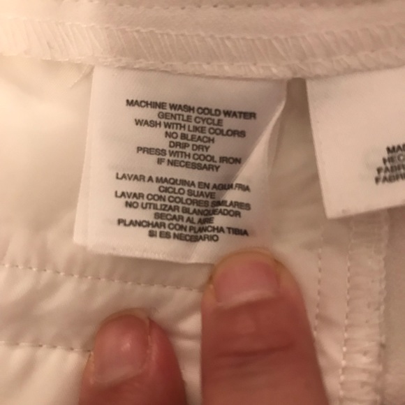 Anne Klein size 10 white capri dress pants - Picture 7 of 9